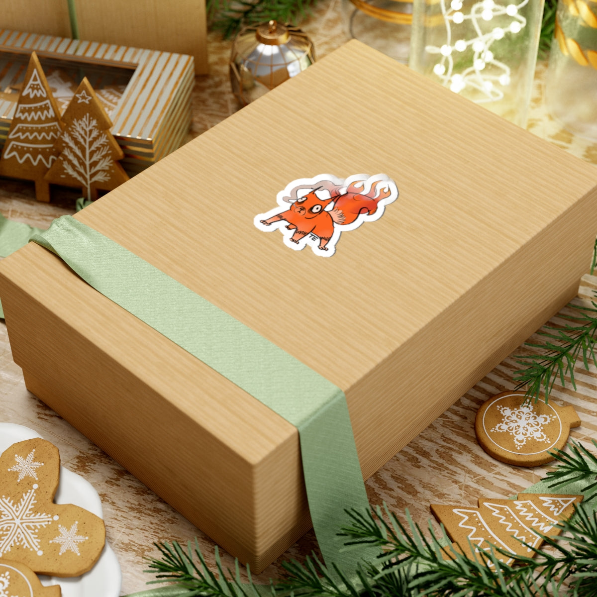 Toasty McNutface Sticker || Fun Laptop Decals, Cute Animal Stickers, Whimsical Decor for Gifts, Arts & Crafts Supplies